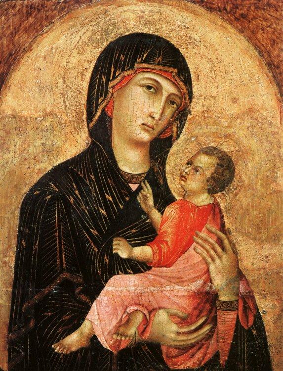 Duccio di Buoninsegna Madonna and Child oil painting image